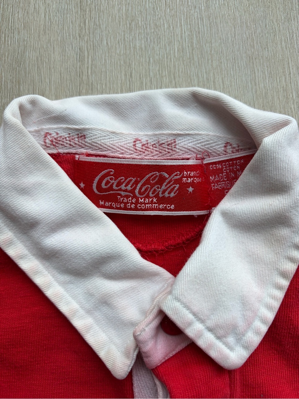 Vintage Coca-Cola Rugby Shirt - Picture 3 of 5